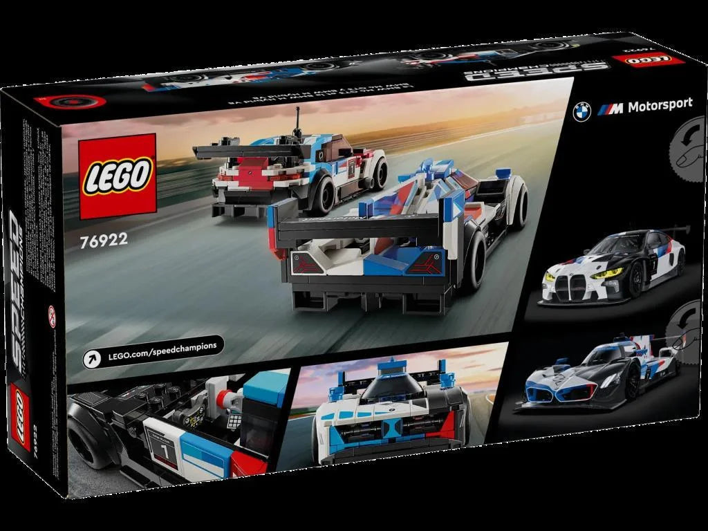 Lego Speed Champions BMW M4 GT3 ve BMW M Hybrid V8 Yarış Arabaları 76922 | Toysall