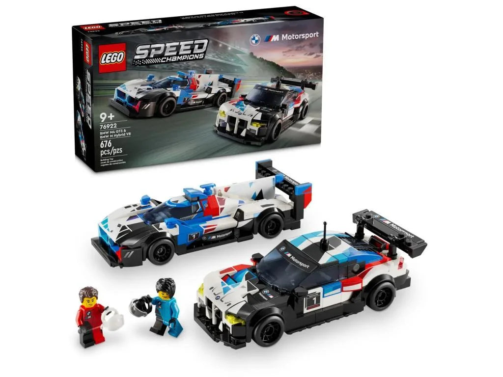 Lego Speed Champions BMW M4 GT3 ve BMW M Hybrid V8 Yarış Arabaları 76922 | Toysall