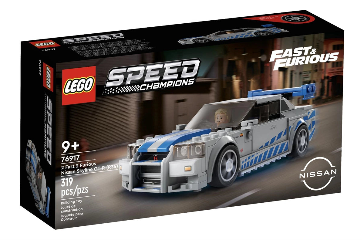 Lego Speed Champions Daha Hızlı Daha Öfkeli Nissan Skyline GT-R (R34) 76917 | Toysall