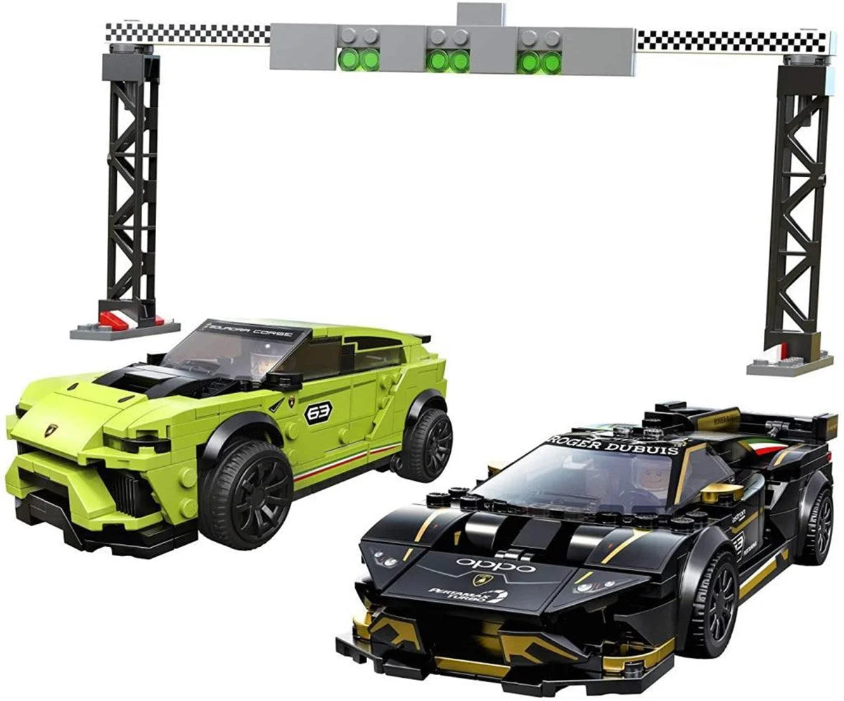 Lego Speed Champions Lamborghini Urus ST-X ve  Lamborghini Huracán Super Trofeo EVO 76899 | Toysall