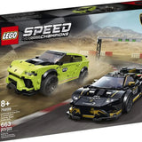 Lego Speed Champions Lamborghini Urus ST-X ve  Lamborghini Huracán Super Trofeo EVO 76899 | Toysall