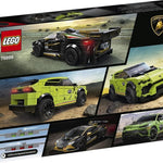 Lego Speed Champions Lamborghini Urus ST-X ve  Lamborghini Huracán Super Trofeo EVO 76899 | Toysall