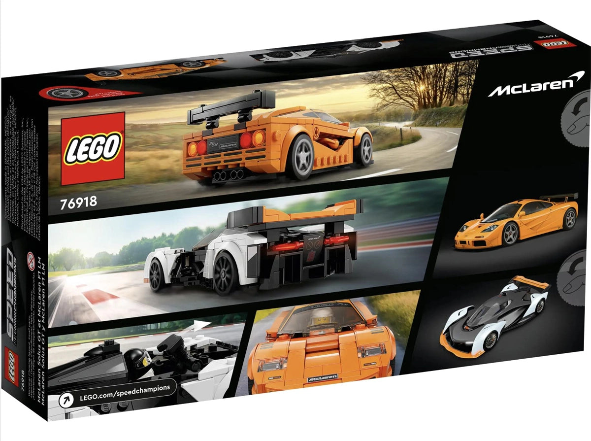 Lego Speed Champions McLaren Solus GT ve McLaren F1 LM 76918 | Toysall