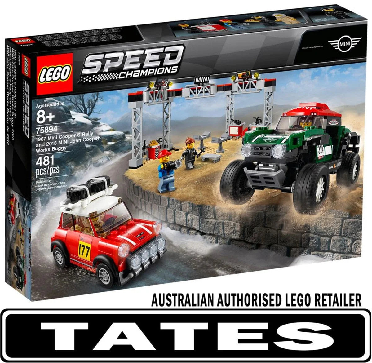 Lego Speed Champions Mini Cooper S Rally 75894 | Toysall