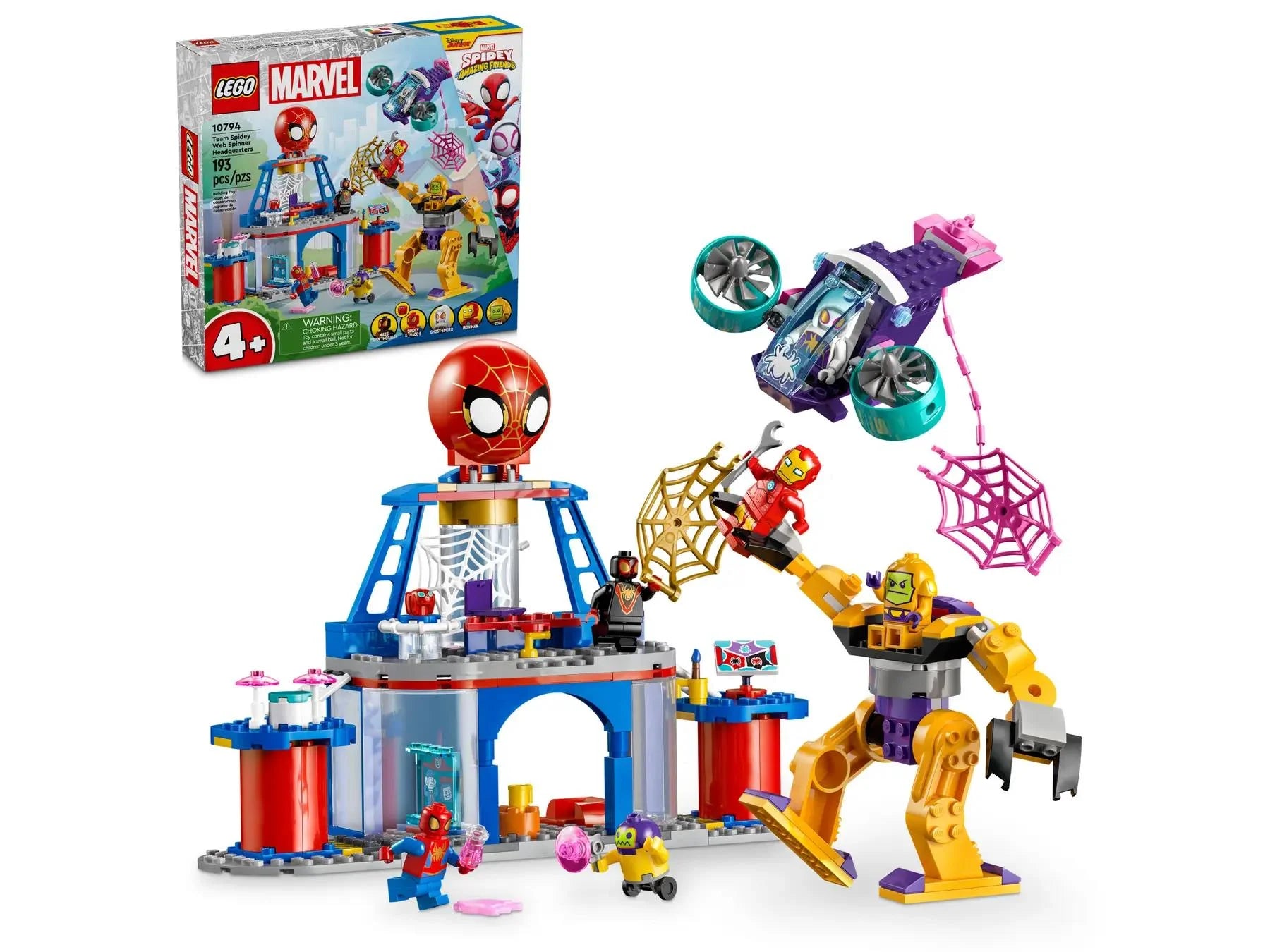 Lego Spidey Takımı Ağ Örücü Karargahı 10794 | Toysall