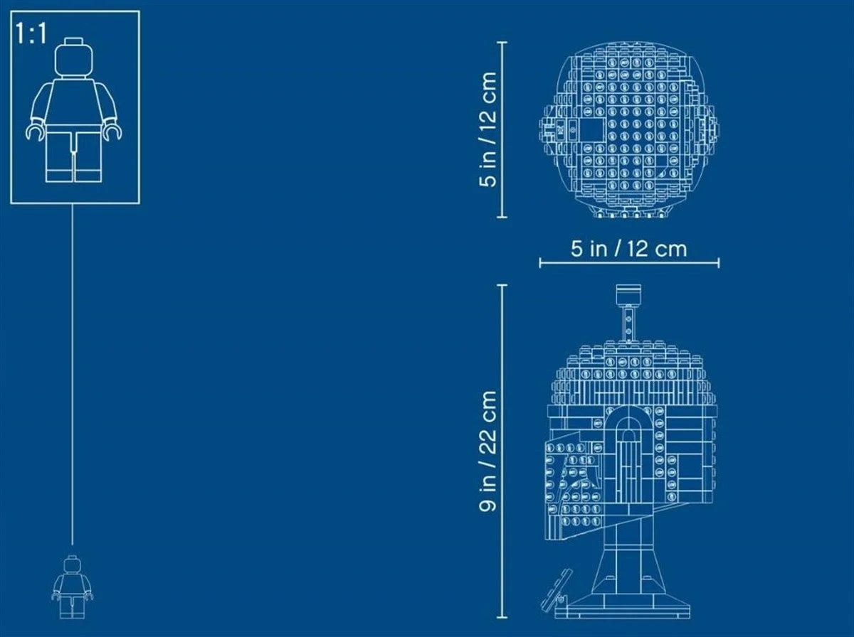 Lego Star Wars Boba Fett Helmet 75277 | Toysall