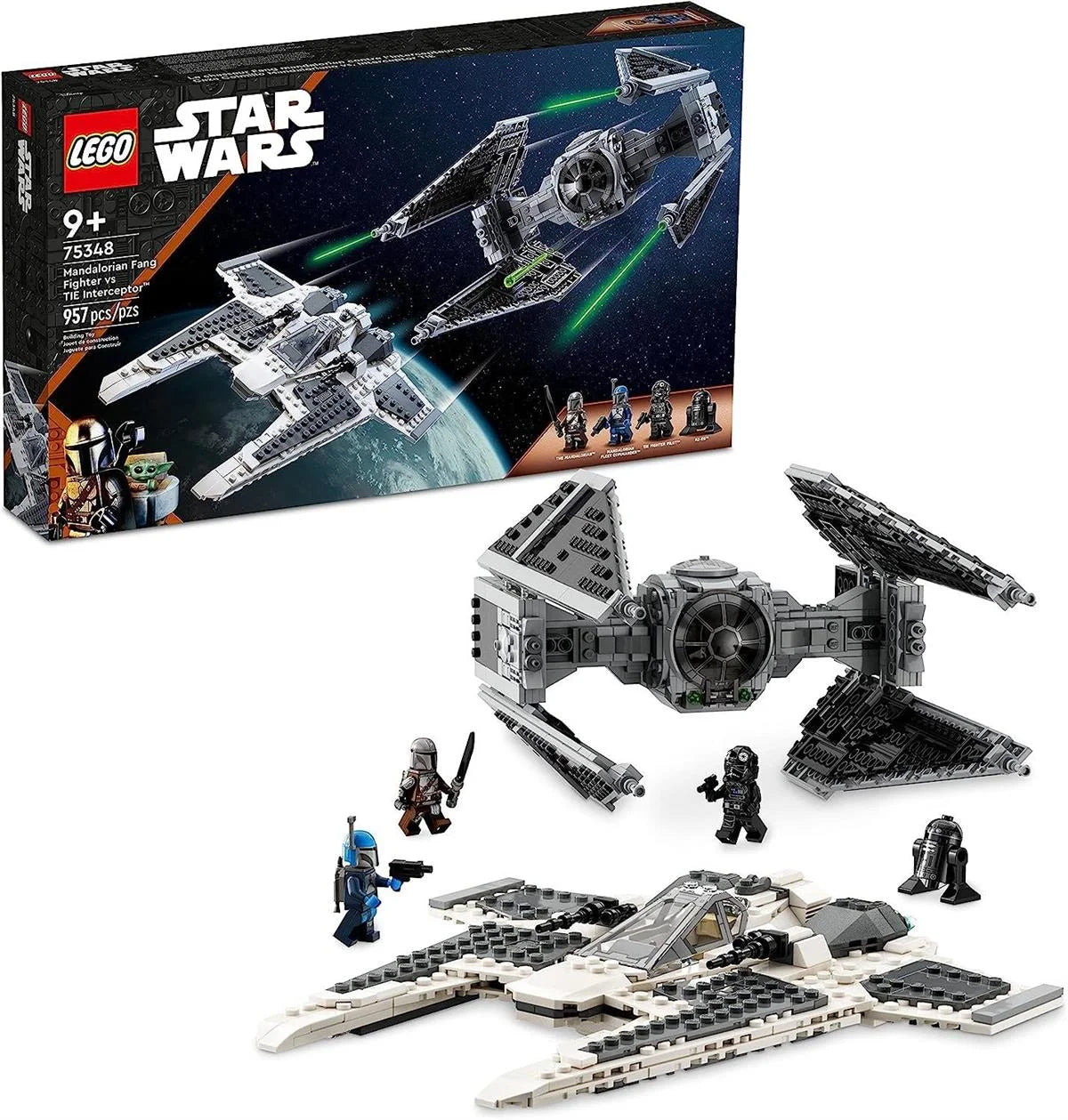 Lego Star Wars Mandalorian Fang Fighter TIE Interceptor Karşı 75348 | Toysall