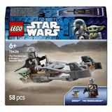 Lego Star Wars Mandalorian ve Grogu'nun Hız Motoru 75436