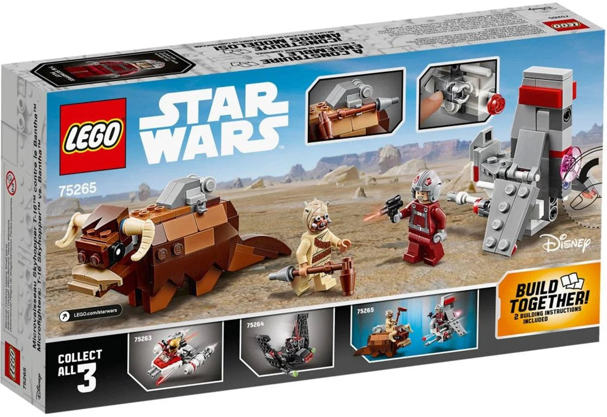 Lego Star Wars T-16 Skyhopper ve Bantha Mikro Mikro Savaşçılar 75265 | Toysall