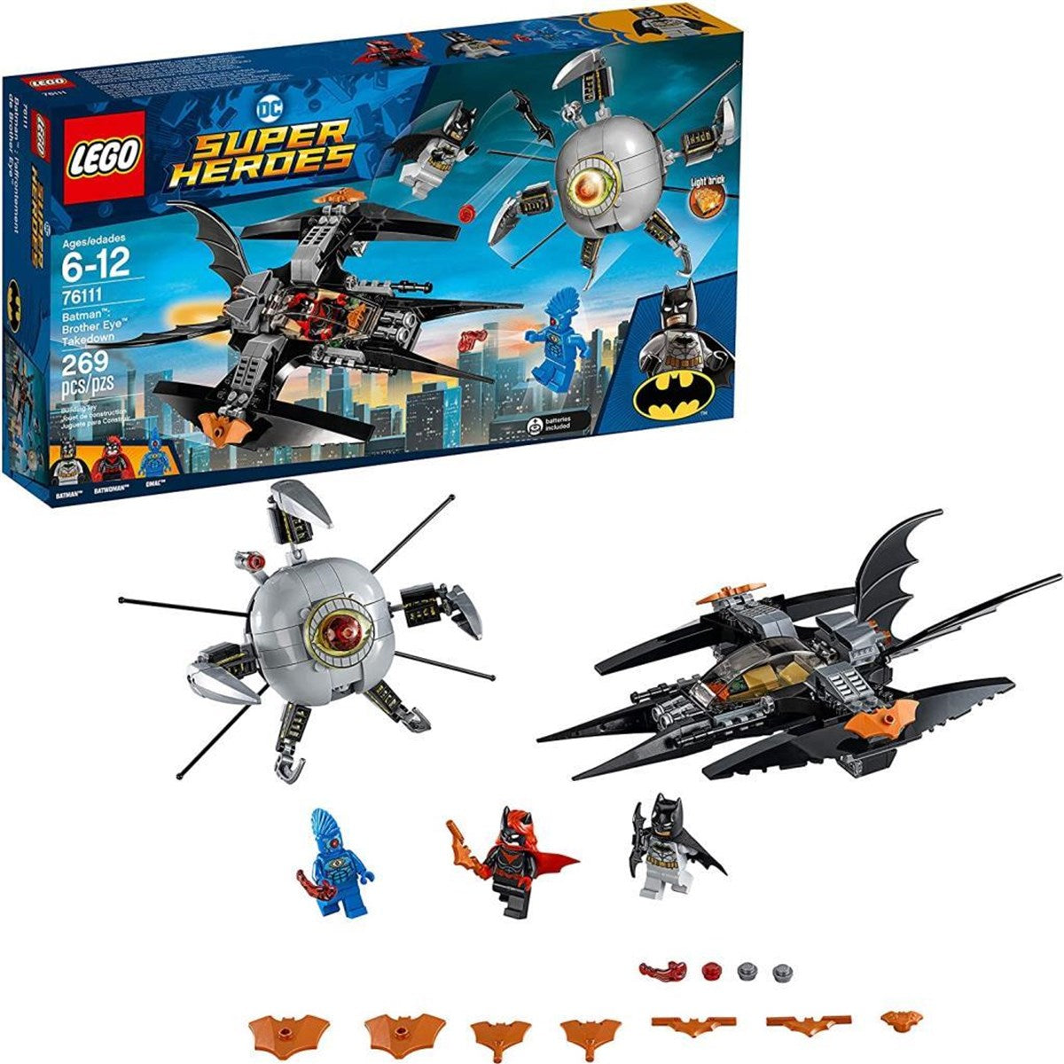 Lego Super Heroes Batman: Brother Eye Takedown 76111 | Toysall