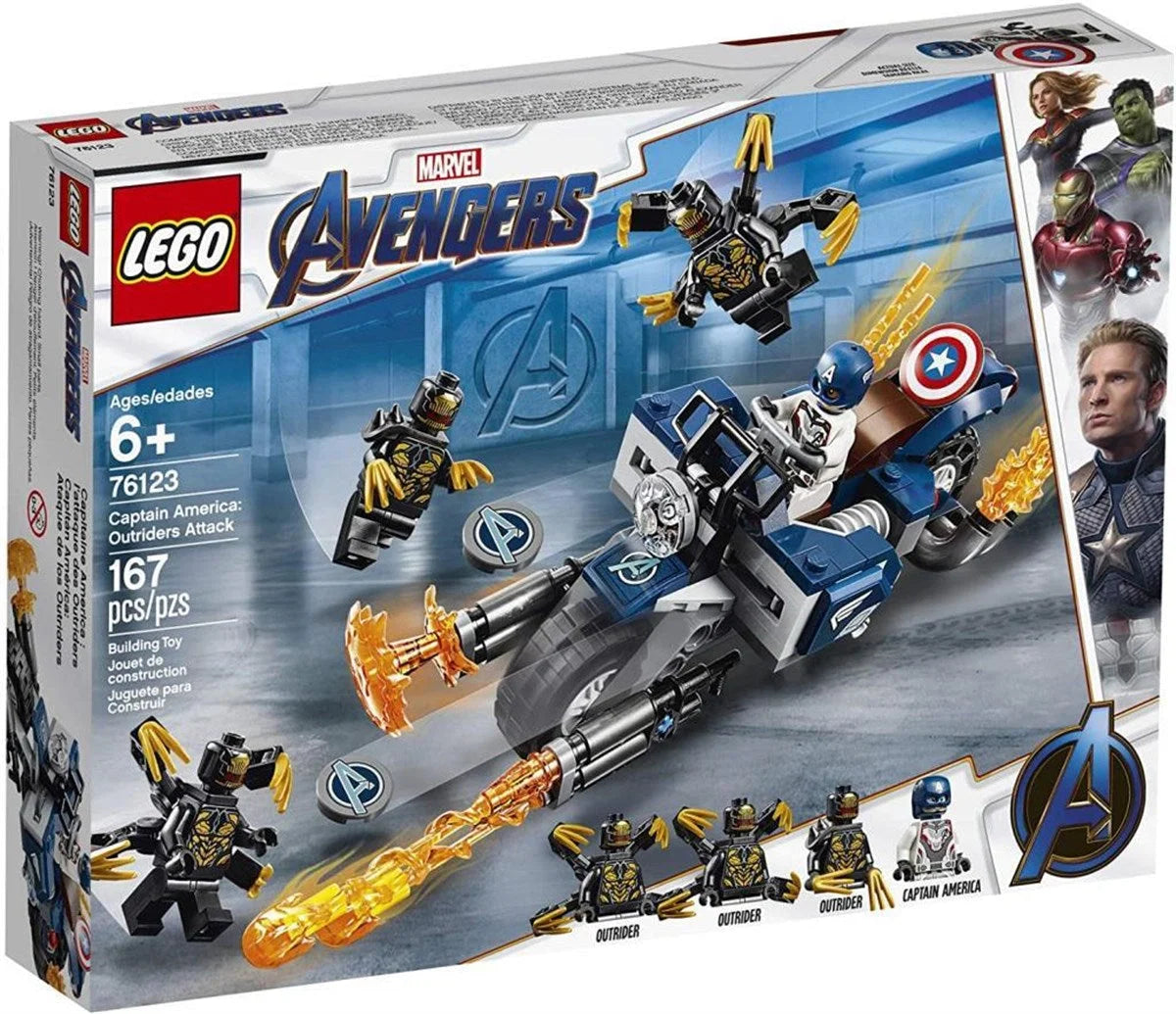 Lego Super Heroes Captain America: Outrider 76123 | Toysall