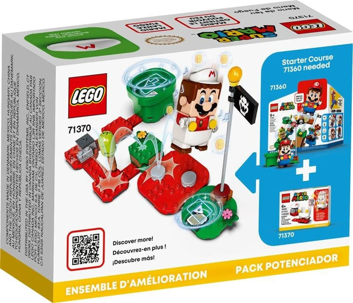 Lego Super Mario Ateşli Mario Güçlendirme Kostümü 71370 | Toysall