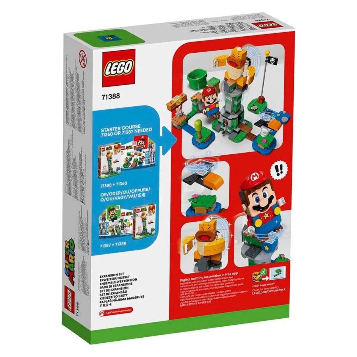 Lego Super Mario Boss Sumo Bro Devrilen Kule Ek Macera Seti 71388 | Toysall