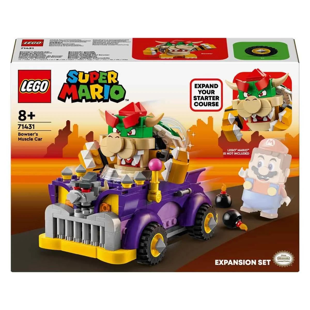 Lego Super Mario Bowser'ın Büyük Arabası Ek Macera Seti 71431 | Toysall