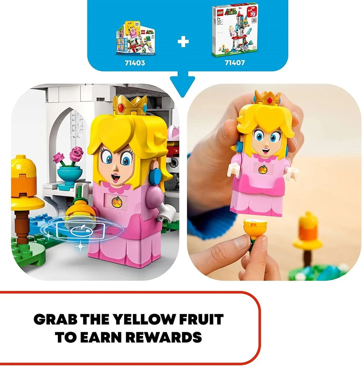 Lego Super Mario Cat Peach Kostümü Donmuş Kule Ek Macera Seti 71407 | Toysall