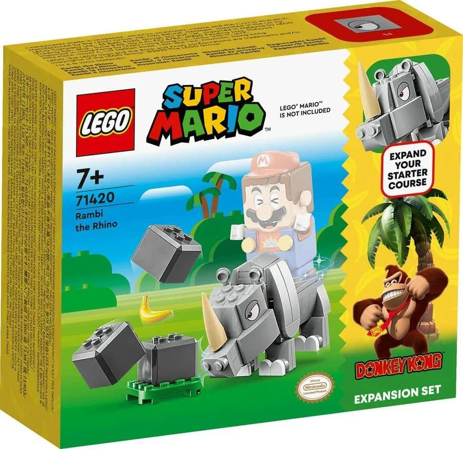 Lego Super Mario Gergedan Rambi Ek Macera Seti 71420 | Toysall