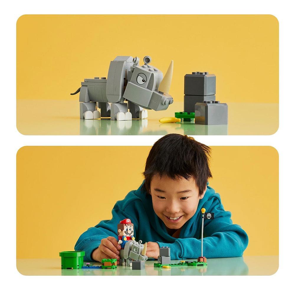 Lego Super Mario Gergedan Rambi Ek Macera Seti 71420 | Toysall