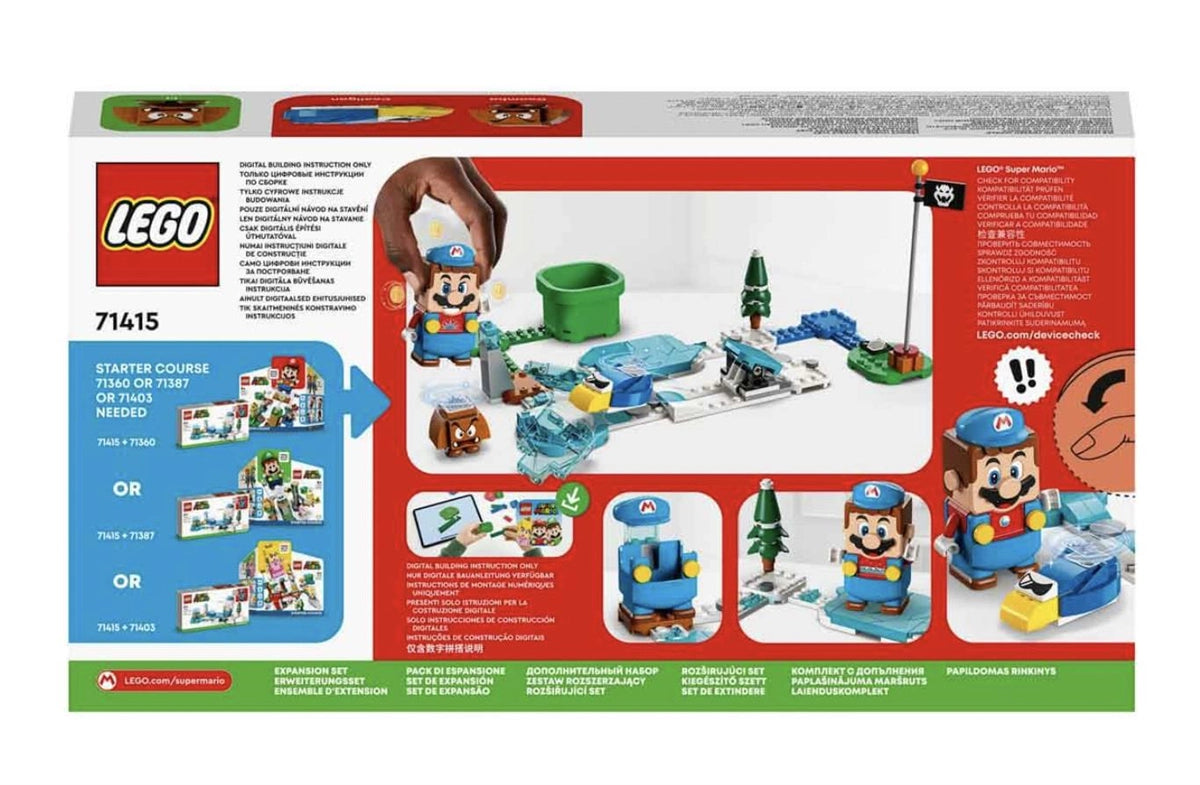 Lego Super Mario Ice Mario Kostümü ve Donmuş Dünya Ek Macera Seti 71415 | Toysall