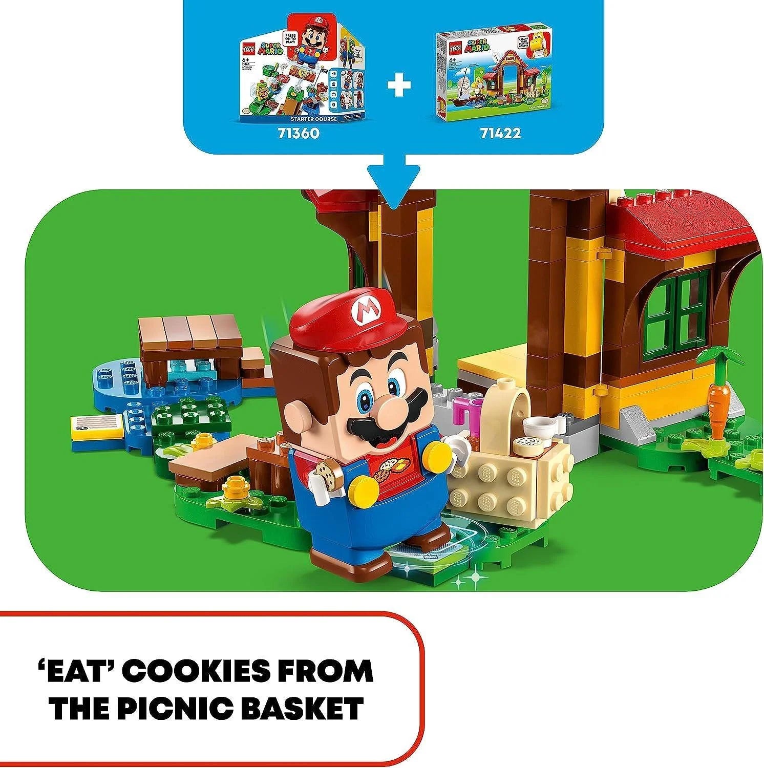 Lego Super Mario Marionun Evinde Piknik Ek Macera Seti 71422 | Toysall