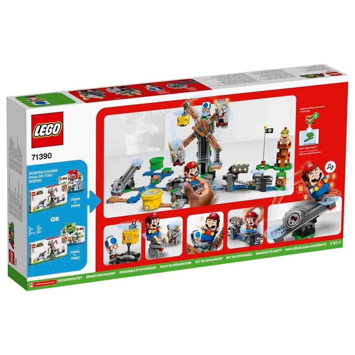 Lego Super Mario Reznor Son Darbe Ek Macera Seti 71390 | Toysall