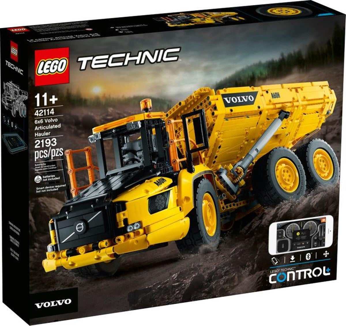 Lego Technic 6x6 Volvo Mafsallı Kamyon 42114 | Toysall