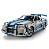 Lego Technic Daha Hızlı Daha Öfkeli Nissan Skyline GT-R (R34) Araba 42210