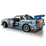 Lego Technic Daha Hızlı Daha Öfkeli Nissan Skyline GT-R (R34) Araba 42210
