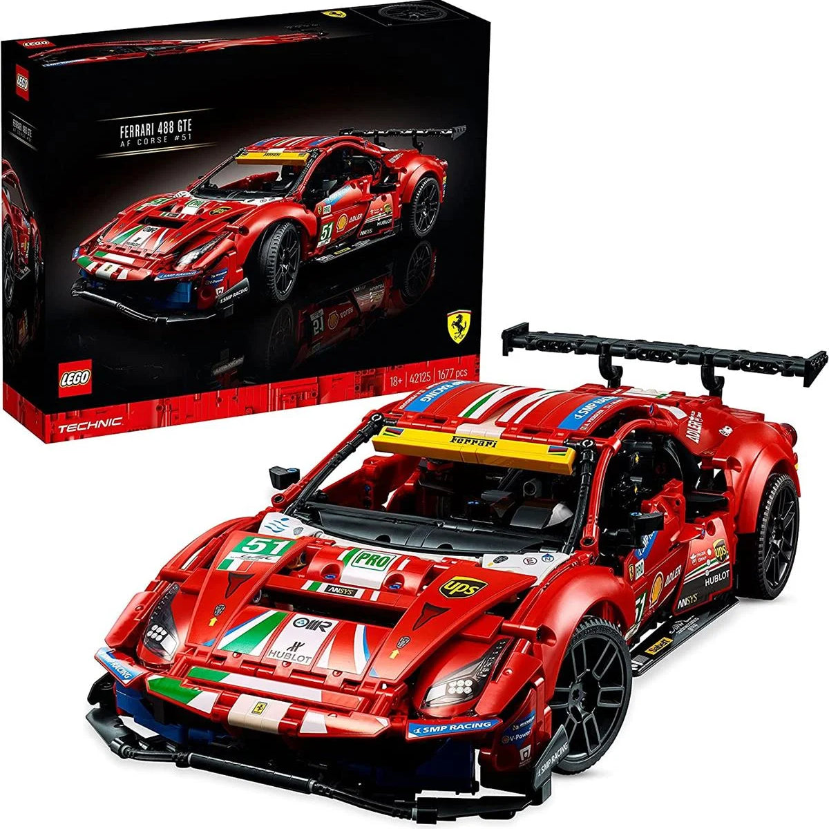 Lego Technic Ferrari 488 GTE “AF Corse #51” 42125 | Toysall