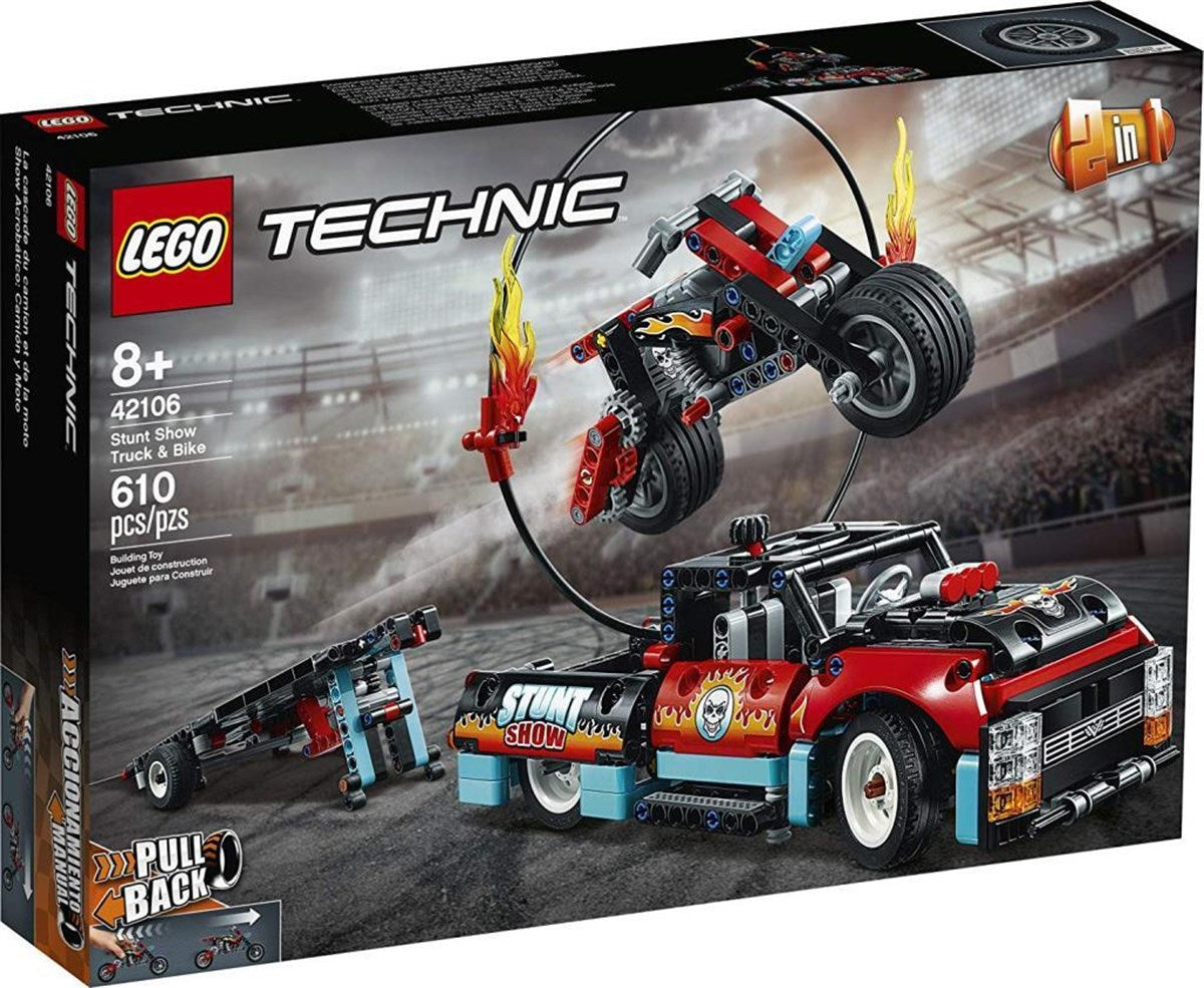Lego Technic Gösteri Kamyoneti ve Motosikleti 42106 | Toysall