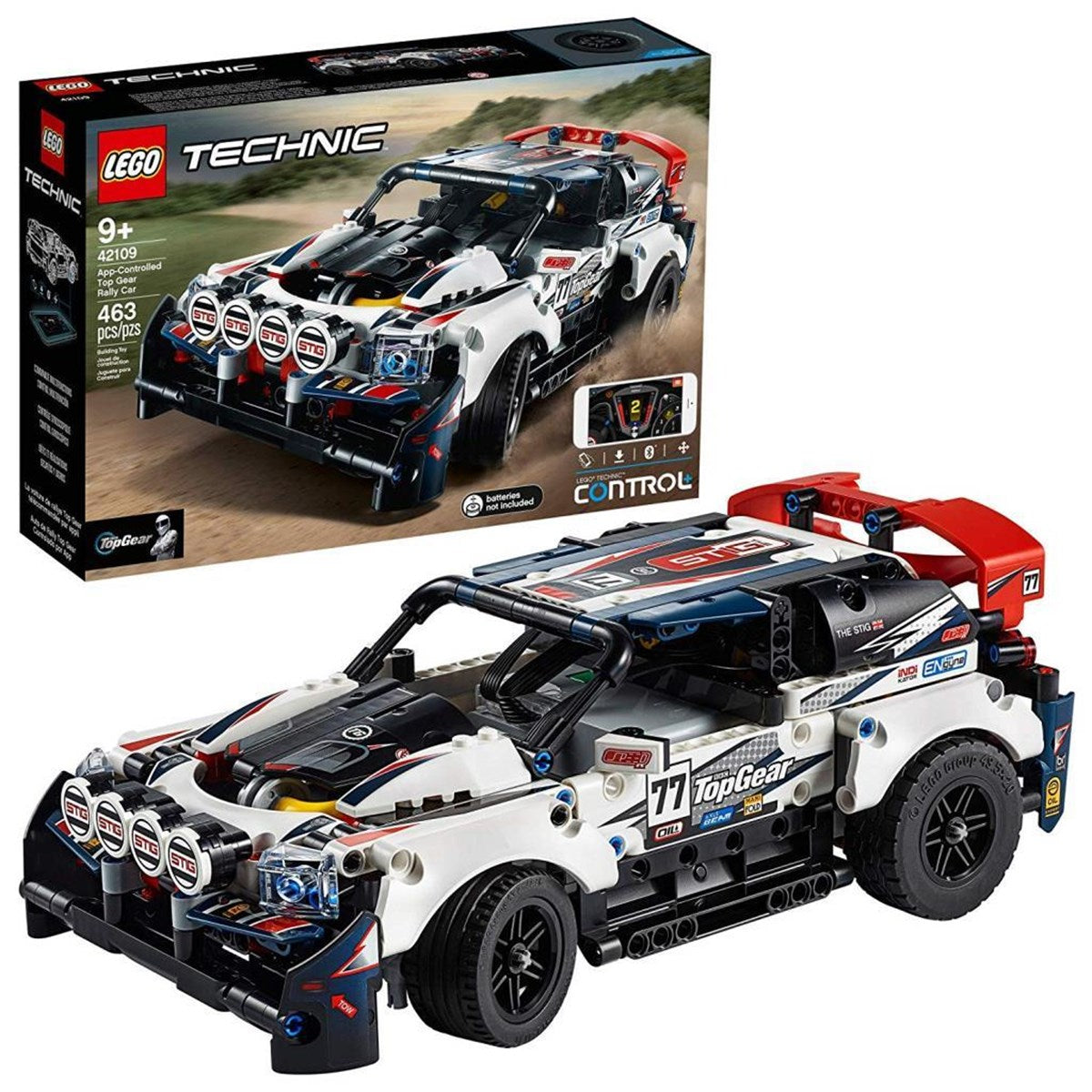 Lego Technic Uygulama Kumandalı Top Gear Ralli Arabası 42109 | Toysall