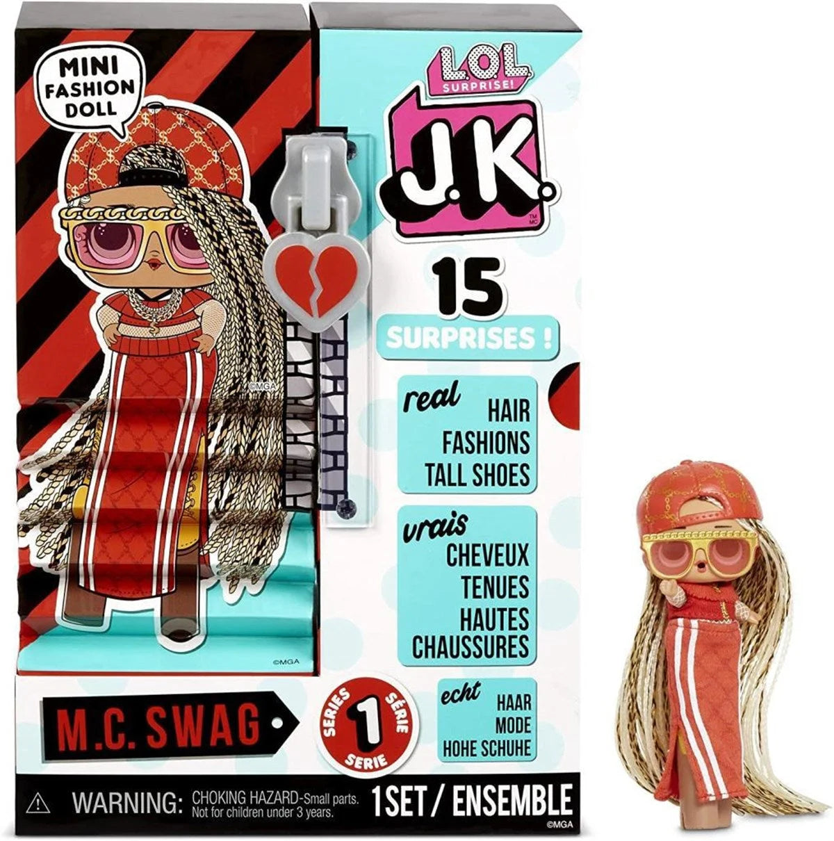 LOL J.K.Mini Fashion Bebekler 15 Sürpriz-MC Swag LLUF2000 | Toysall