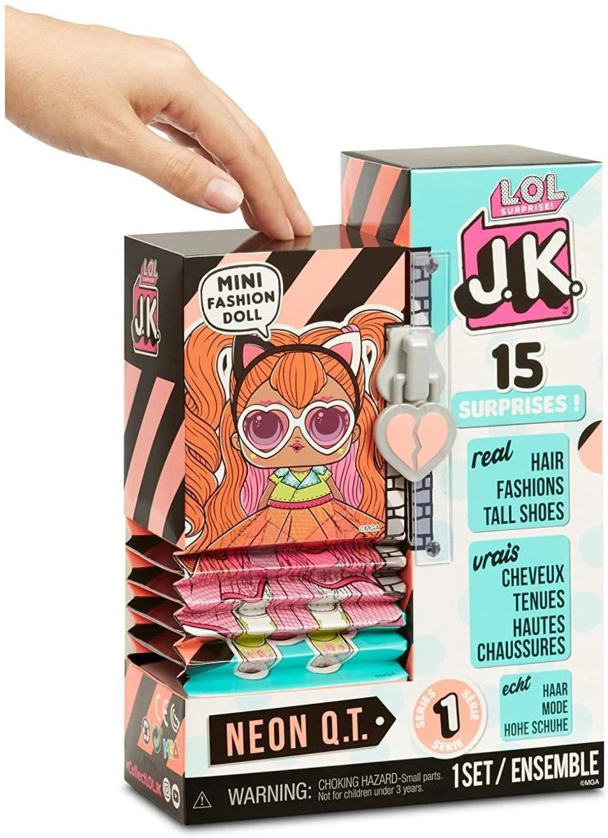 LOL J.K.Mini Fashion Bebekler 15 Sürpriz-Neon Q.T. LLUF2000 | Toysall