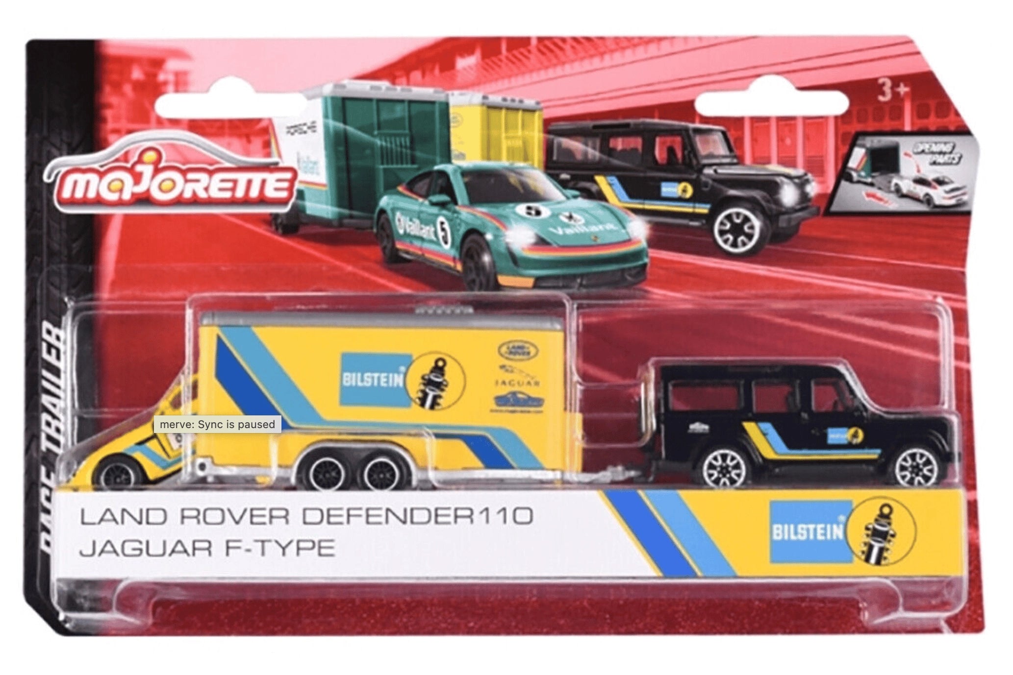 Majorette Car Trailer Land Rover Defender 110 212053111 | Toysall