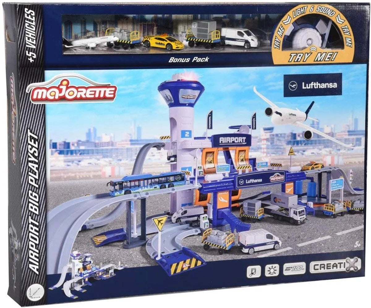 Majorette Creatix Playset Havaalanı + 5 Araçlı Oyun Seti 212050018 | Toysall