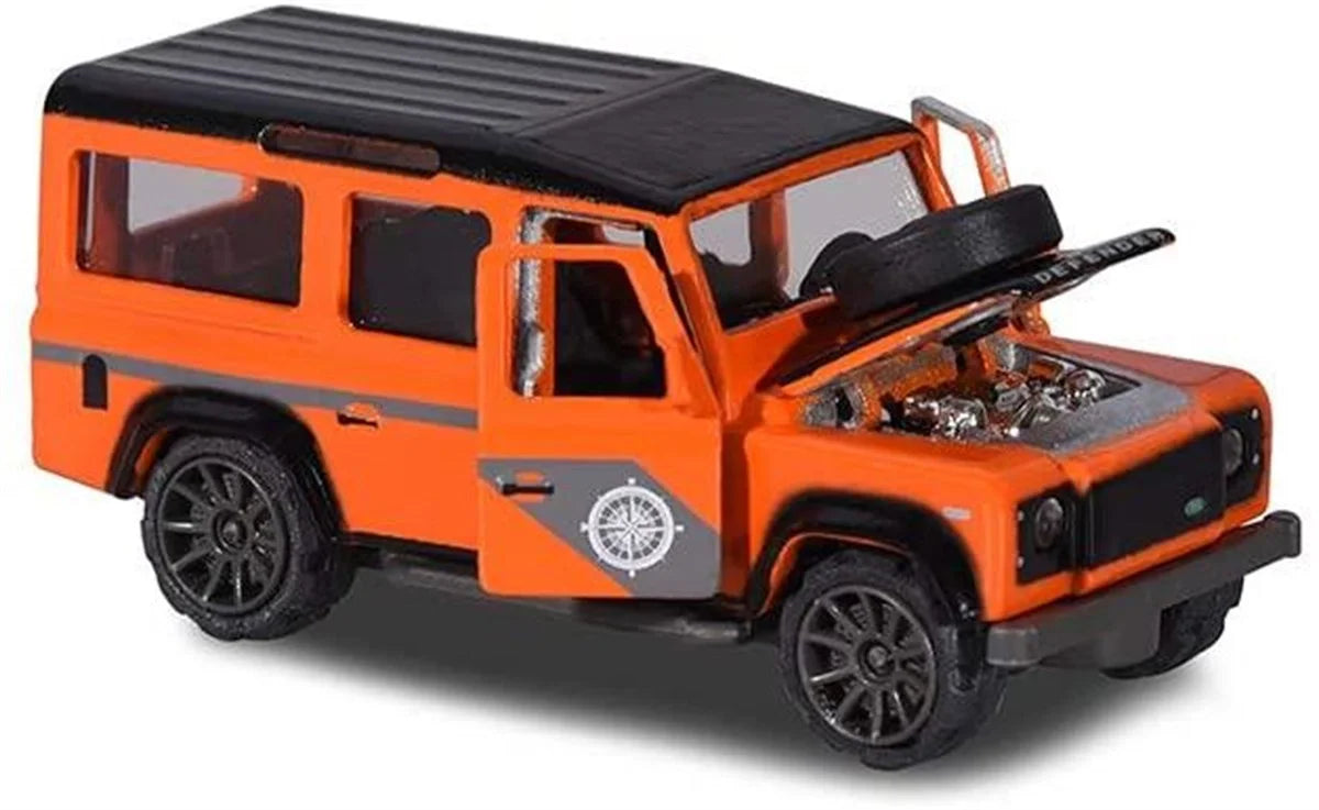 Majorette Deluxe Serisi Metal Diecast - Land Rover Defender 110 Turuncu 212053152 | Toysall