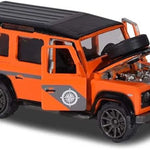 Majorette Deluxe Serisi Metal Diecast - Land Rover Defender 110 Turuncu 212053152 | Toysall