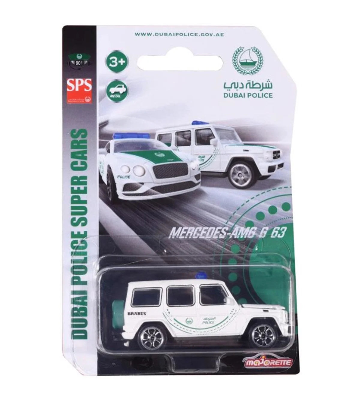 Majorette Dubai Polis Aracı Metal Diecast - Mercedes-Amg G 63 212057186 | Toysall