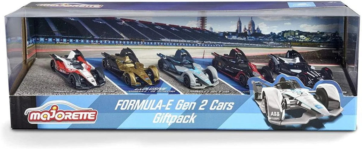 Majorette Formula-E Gen 2 Serisi 5'li Hediye Seti 212084026 | Toysall