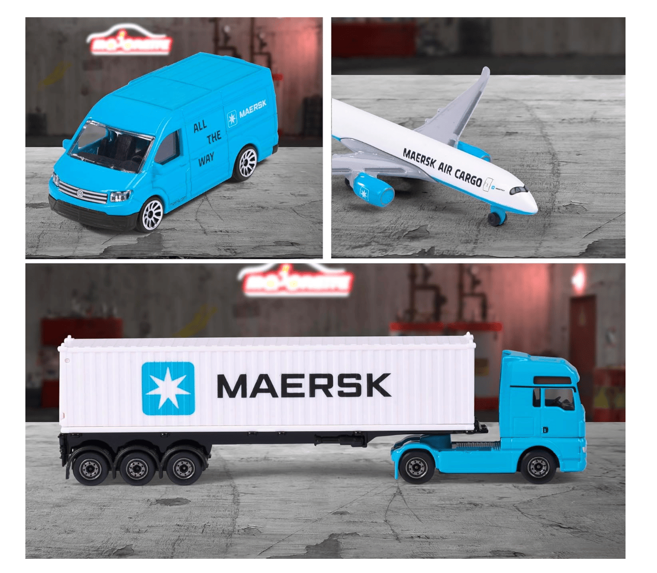 Majorette MAERSK Ulaşım Araçları - Volvo Transporter Container 212057289-1 | Toysall