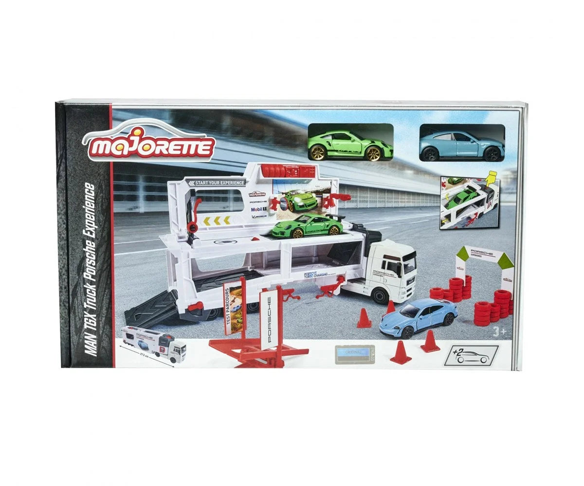 Majorette MAN TGX Porsche Deneyim Aracı + 2 (Die-Cast) Araçlı Oyun Seti 212053304 | Toysall