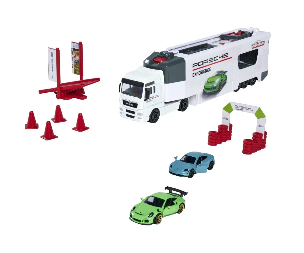 Majorette MAN TGX Porsche Deneyim Aracı + 2 (Die-Cast) Araçlı Oyun Seti 212053304 | Toysall