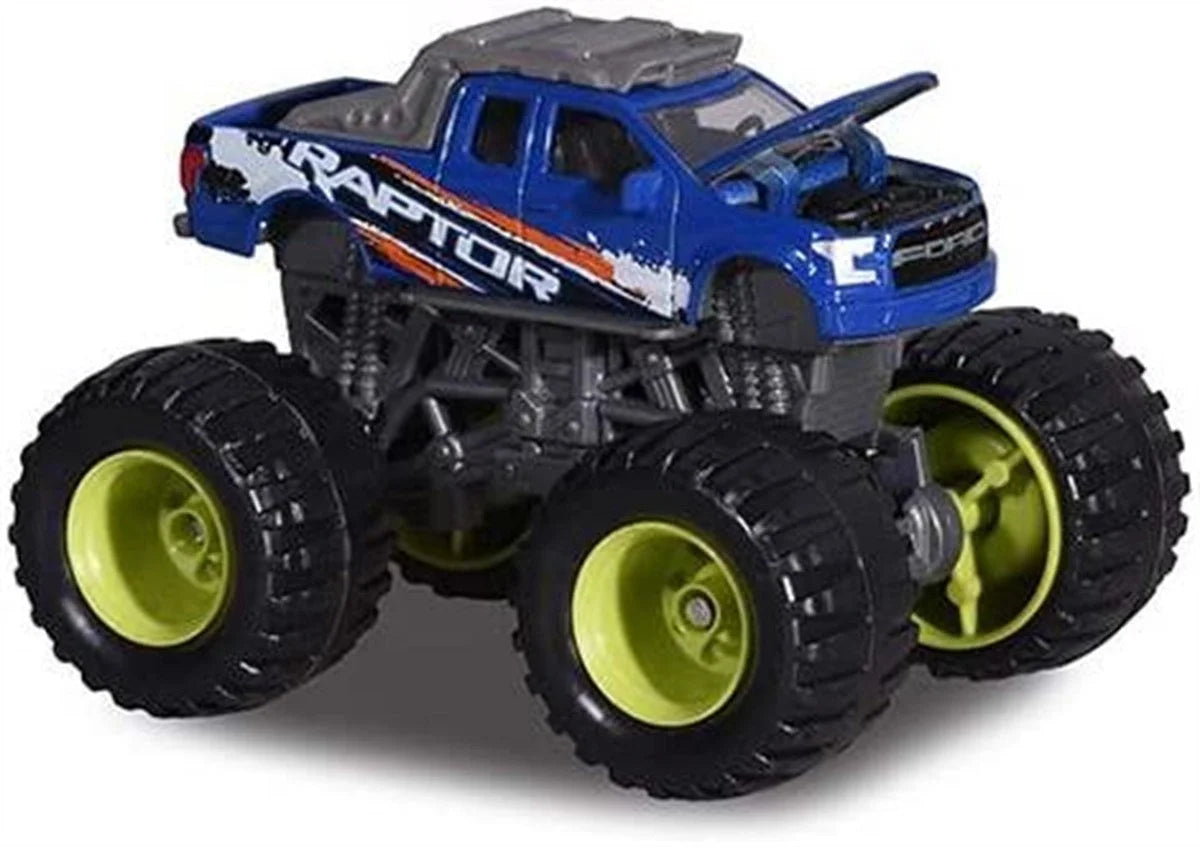 Majorette Monster Rockerz Metal Diecast Ford  Raptor Mavi 212057255 | Toysall