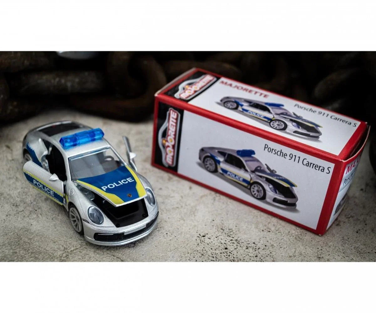 Majorette Porsche Deluxe Metal Diecast Araçlar Porsche 911 Carrera S - Polis Arabası 212053153 | Toysall