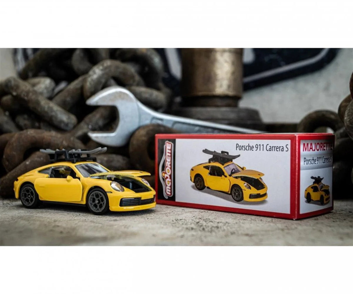 Majorette Porsche Deluxe Metal Diecast Araçlar Porsche 911 Carrera S - Sarı 212053153