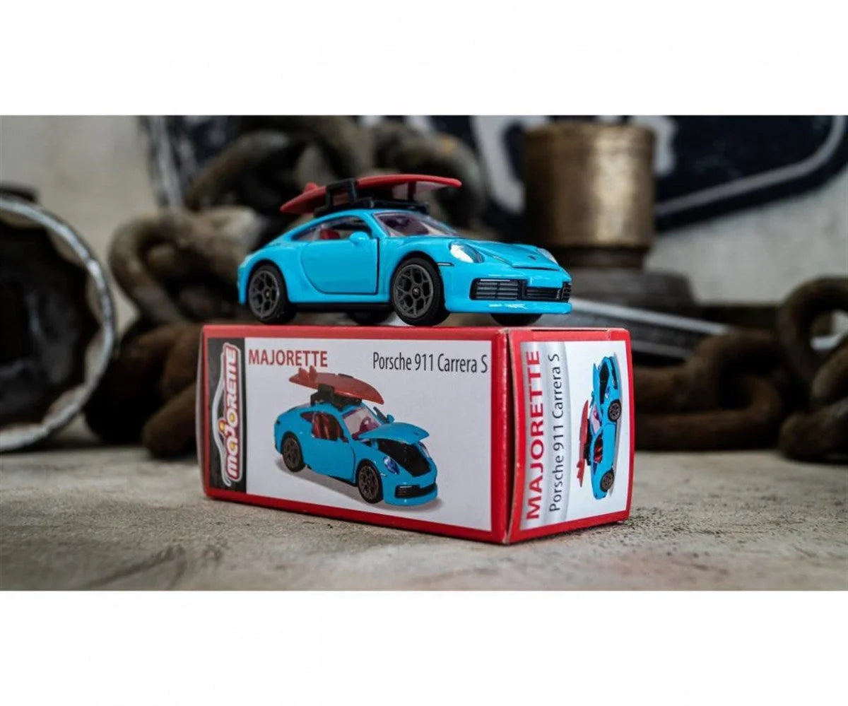 Majorette Porsche Deluxe Metal Diecast Araçlar Porsche 911 Carrera S - Mavi 212053153 | Toysall