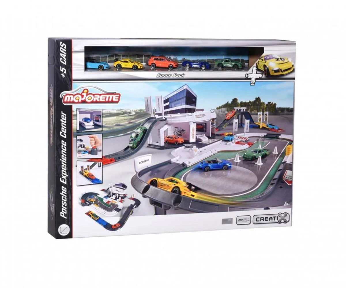 Majorette Porsche Deneyim Merkezi + 5 Araçlı Oyun Seti 212050029 | Toysall