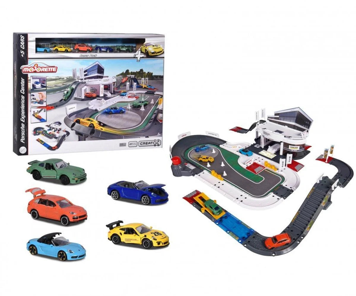 Majorette Porsche Deneyim Merkezi + 5 Araçlı Oyun Seti 212050029 | Toysall