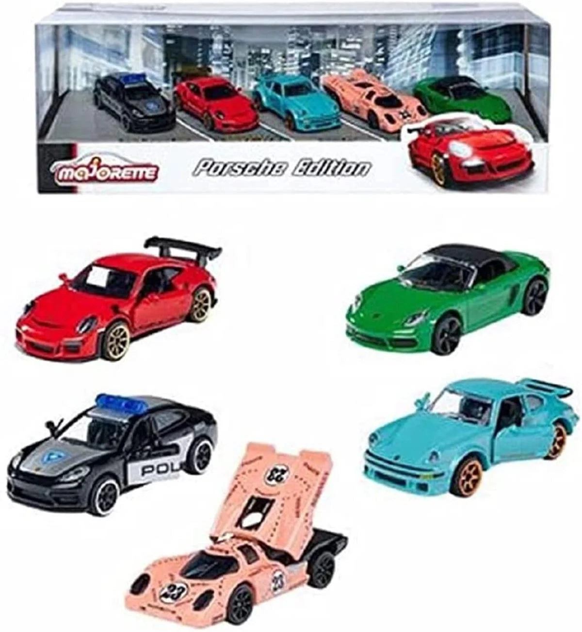 Majorette Porsche Metal Diecast 5‘li Set 212053171 | Toysall