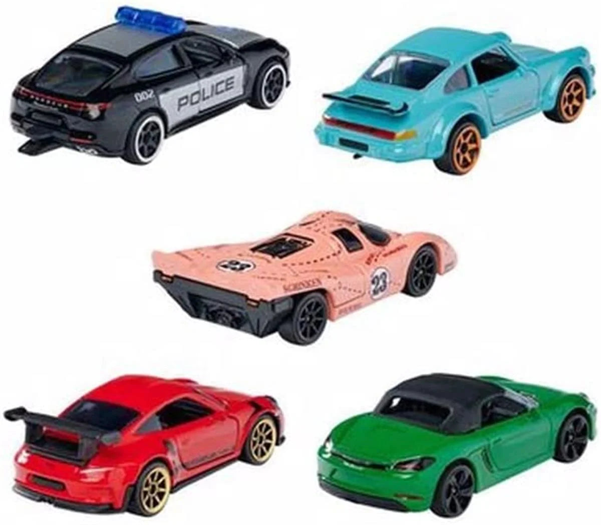 Majorette Porsche Metal Diecast 5‘li Set 212053171 | Toysall