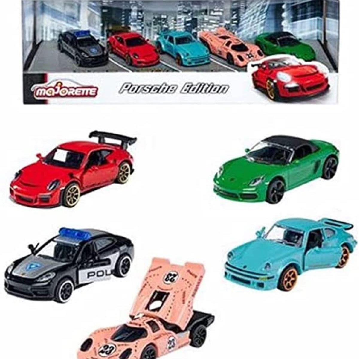 Majorette Porsche Metal Diecast 5‘li Set 212053171 | Toysall